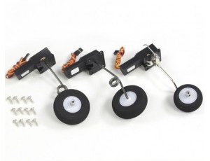 Freewing Yak-130 Red Electric Retract Landing Gear Set